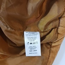 Shinestar SJ3441 Women's Merigold Camel Velvet Cropped Puffer Jacket Size Large image 7