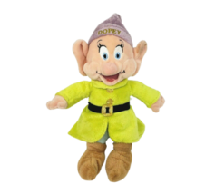 9&quot; Disney Store Snow White Seven Dwarfs Dopey Dwarf Stuffed Animal Plush Toy - £21.97 GBP