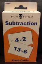 NEW Young Scholar Two-Sided Subtraction Math Flash Cards-show original title... - £3.94 GBP