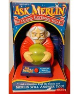 Ask Merlin Electronic Talking Toy Wizard 1996 works - $40.60 CAD