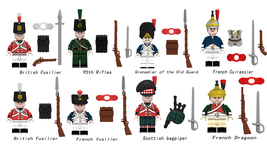 15th to the 19th Century UK &amp; France Musketeers Soliders 8 Custom Minifi... - £12.33 GBP