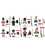 15th to the 19th Century UK &amp; France Musketeers Soliders 8 Custom Minifi... - £12.51 GBP