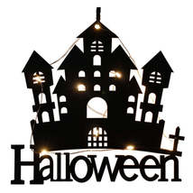 Castle 4.5V Halloween Glowing Hanging Lights Party Holiday Decoration - £4.73 GBP