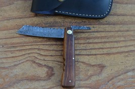 damascus 100% handmade beautiful folding knife From The Eagle Collection... - £27.38 GBP