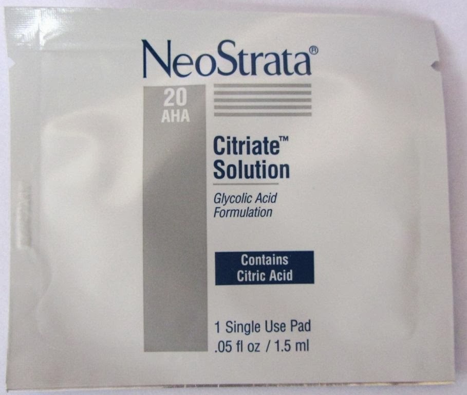 Neostrata 20 AHA Glycolic vitamin C peel single use. acne scars hyperpigmentatio - $5.00