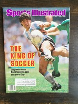 Sports Illustrated July 7, 1986 Diego Maradona Argentina World Cup Champ... - $14.84
