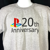Sony PlayStation 20th Anniversary L T-Shirt size Large Mens 42x29 Gamer ... - $26.96