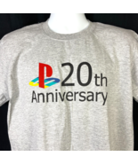 Sony PlayStation 20th Anniversary L T-Shirt size Large Mens 42x29 Gamer ... - £21.17 GBP