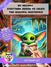 NEW - The Green Child - Painting Kit - Paint Your Own - Canvas Painting ... - $38.00