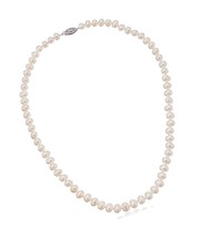 Sterling Silver White A-Grade Freshwater Cultured-Pearl - $221.36