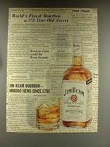 1968 Jim Beam Bourbon Whiskey Ad - 173 Year Old Secret - £14.48 GBP