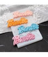 Barbie Doll Logo Silicone Mold - $12.00