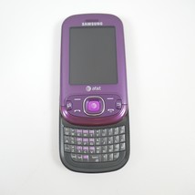 Samsung Strive SGH-A687 Purple AT&T Slide Phone - $25.73