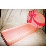 VINTAGE 1979 MATTEL SWEET ROSE BARBIE DOLLHOUSE PINK BED - $15.68