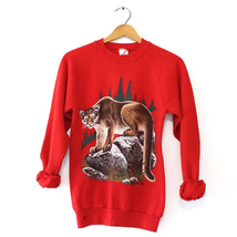 Vintage Cougar Sweatshirt Small - £36.41 GBP