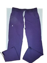 Women&#39;s FIGS medical scrubs, pants size small Purple 4 Pocket - £13.33 GBP