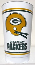 Vintage Circa 1980s Green Bay Packers Hall of Fame 7 Inch Plastic Cup Wisconsin - £4.65 GBP