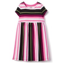 NWT Gymboree Camp Must-Haves Girls Striped Short Sleeve Midi Dress Size 3T - $10.99