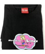 Nelk Boys Full Send &quot; Shredding Lines &quot; T-shirt size XXL Black Steve Wil... - $18.81