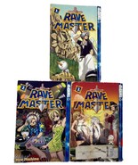 3 Vintage Rave Master Manga Book Lot Volumes 1 2 3 Hiro Mashima PB TOKYO... - £39.41 GBP