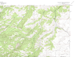 Wildcat Draw, Montana 1955 Vintage USGS Topo Map 7.5 Quadrangle Topographic - £18.86 GBP