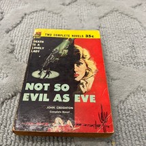 Look Out Behind You and Not So Evil As Eve Mystery Paperback Book D247 Ace 1957 - £18.34 GBP