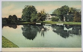 Ivoryton Conn View on Falls River Boat House 1910 to Spartansburg Pa Pos... - £11.69 GBP