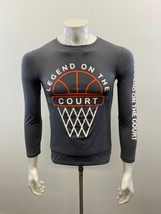 Athletic Works Boys Polyester Blend Top Size Large (10-12) Gray Long Sleeve - €6,92 EUR