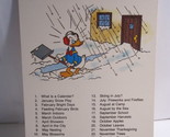 1978 Walt Disney&#39;s Fun &amp; Facts Flashcard: Nature&#39;s Calender - $2.00