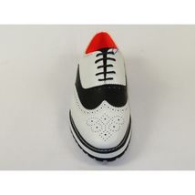 Men's Shoes The Priority L TAYNO Leather Wingtip Dressy Sneaker White/Black image 2