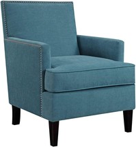 Madison Park Colton Accent Chairs - Hardwood, Birch, Faux Velvet Living Room - £296.64 GBP