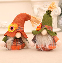 Santa Faceless Old Man Doll Doll Small Harvest Doll Gift Standing Christmas doll - £7.98 GBP