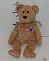 TY Speckles Beanie Baby Bear plush toy Internet Exclusive Members Only - $9.55