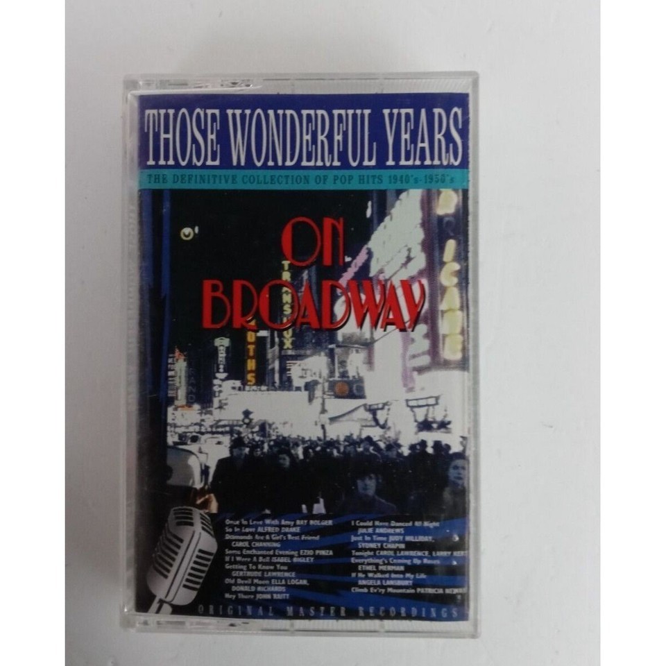 Those Wonderful Years On Broadway Cassette - $4.94