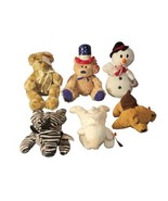 Lot of 6 Assorted Ty Beanie Babies Perfect for Collector&#39;s New with Tags - £22.63 GBP
