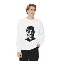 Ringo Starr Unisex Rolling Stones Garment-Dyed Sweatshirt - £40.29 GBP+