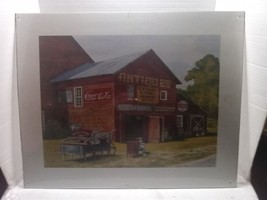 Coca-Cola vintage (1998) scafa art Antiques Shop/barn style made in USA - $14.84