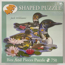 Jack Williams Graceful Loons 750 Piece 22" x 29" Shaped Puzzle - NEW/ SEALED - $35.00