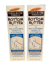 2x Palmer&#39;s Bottom Butter Cocoa Butter Formula 4.4 oz For Diaper Rash, Soothe - £39.22 GBP