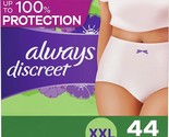 Always Discreet Adult Incontinence &amp; Postpartum Underwear For Women, Siz... - $38.14