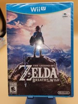 The Legend of Zelda Breath of the Wild Nintendo Wii U botw torn plastic cib - $62.89