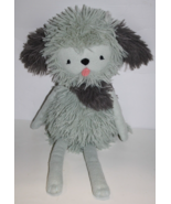 Hallmark MopTops Shaggy Puppy Dog 18&quot; Soft Toy Gray Plush Stuffed Long L... - $310.93 MXN
