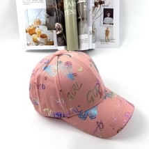 Hot Gold Letter Butterfly Women&#39;s Hat Summer Sun Block Baseball Cap Cap ... - $13.00