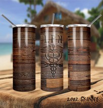 LPN Faux Wood Stainless Steel Double Walled Tumbler - £23.59 GBP+