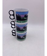 Set of 3 Whirley Industries Stackable Plastic Cups DENALI NATIONAL PARK ... - £8.92 GBP