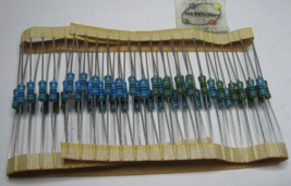 Metal Film 1000000 Ohm 1% 1/2W Resistor 1M - NOS Qty 50 - $6.64