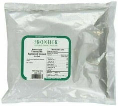 NEW Frontier Applewood Smoked Medium Grinder Sea Salt 1 Lb 4408 - £24.88 GBP