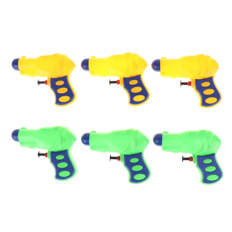 6pcs Kids Water Gun Toys Plastic Water Squirt Toy Outdoor Beach Game Toy Party - £13.10 GBP