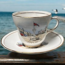 Vintage Dawson Creek AK Bone China Tea Cup Saucer Gladstone England Triway Store - $23.38