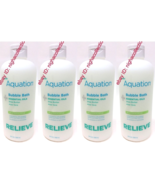 4 Bottles Aquation RELIEVE WILD EUCALYPTUS Shea Bu &amp; Aloe Ve Bubble Bath... - $49.49